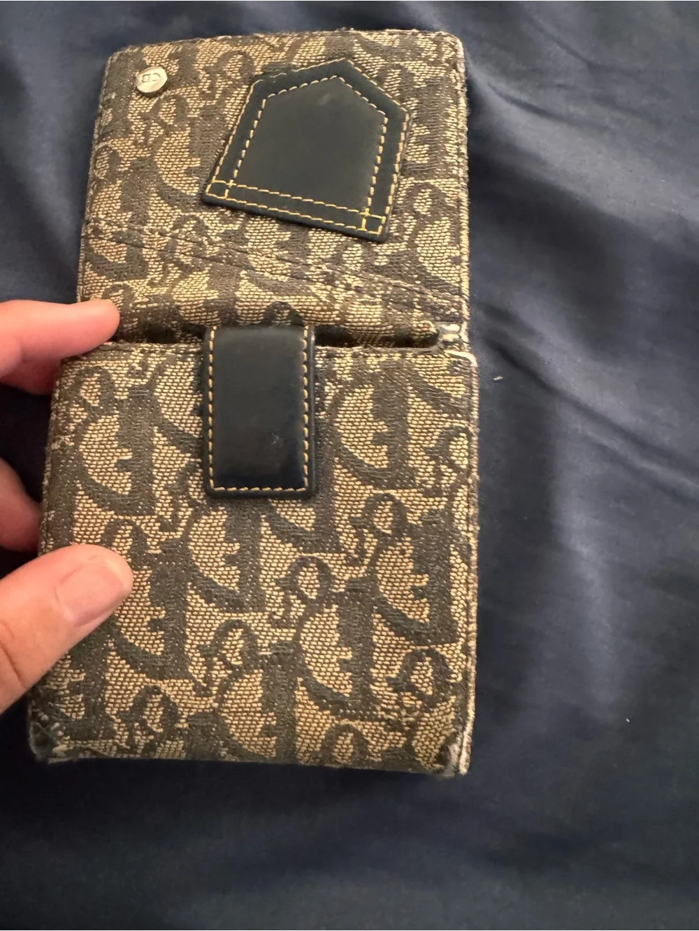 Dior Monogram Canvas Trifold Wallet